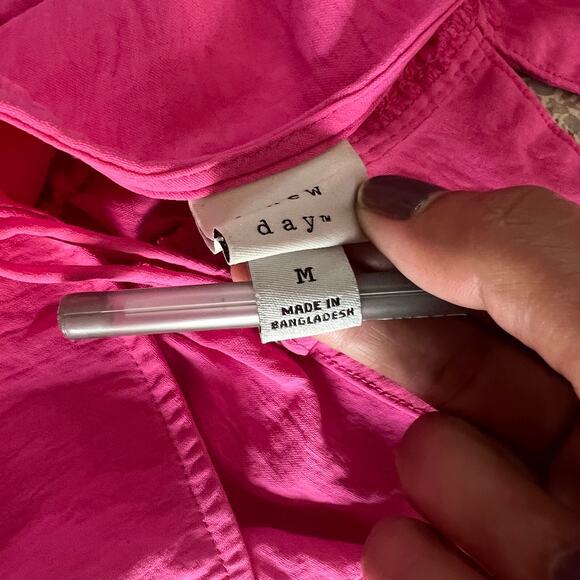 New Day Pink Midi Dress Sleeveless Spaghetti Strap Women M - Picture 6 of 10